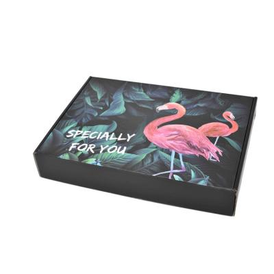 China Customized Offset Printing China Manufacturer 100% Recycled Logo Print Clothing Packing Box for sale