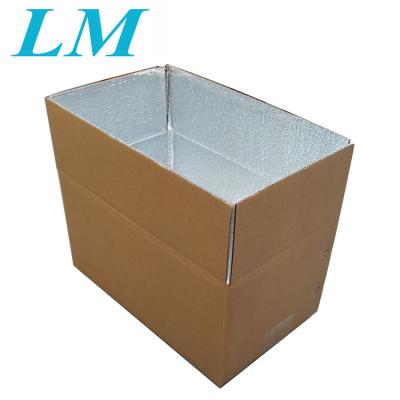 China Biodegradable Biodegradable Corrugated Box Aluminum Foil Box Insulation Cardboard Box for sale