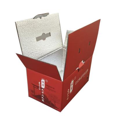 China Factory Sales Direct Recyclable Custom Sized And Printed Box Recyclable Insulated Thermal Box Insulated Thermal Box for sale