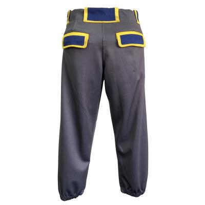 China Good Quality Custom Made Mens Two Ton 5Xl Man Breathable Double Knit Polyester Fabric Southland Baseball Pants for sale