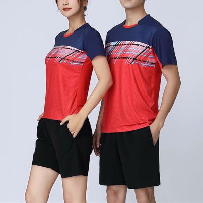 China new design style training basketball tennis volleyball wear outdoor tank top and shorts soccer rugby fitness uniform suit M for sale