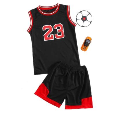 China Newest Youth Basketball Tank Top Sublimation Training Tracksuits Customized Mens Quilted Basketball Wear Antibacterial Wear for sale