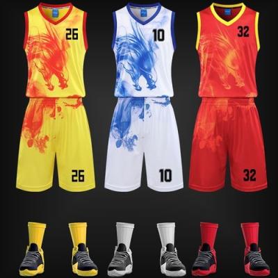 China Wholesale New Design Antibacterial Sublimation Youth Tops And Shorts Reversible Basketball Uniforms Sports Wear Tank Top Team Wear for sale