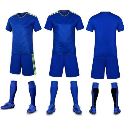 China Custom Made Design Quick Dry Breathable Reversible Men Sets OEM & ODM Your Own Personalized Soccer Wear Jersey Set Uniform for sale