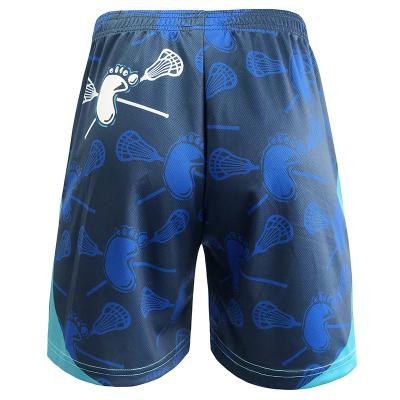 China Breathable Heat Transfer Loose Comfortable With Pockets Shaping Mesh Running Shorts Men for sale