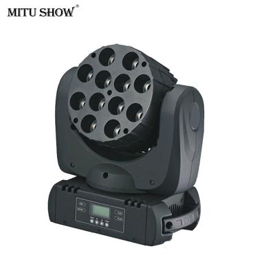 China Moving Stage 12*10w RGBW 4in1 Beam Wash LED Light for sale