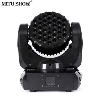 China 36pcs*3w RGBW Led Stage Beam Wash Moving Head Light for sale