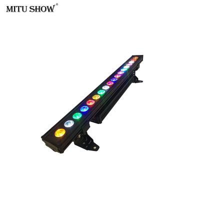 China HIGHWAY 18*12w 5 in 1 rgbwa outdoor waterproof led pixel control wall IP65 seal liner bar light for sale