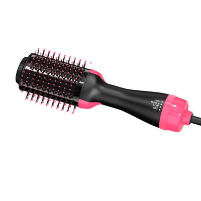 China 1100W Aluminum 3 in 1 Multifunctional Straightening One Step Electric Hot Air Hair Straightener Brush for Hair Salon for sale