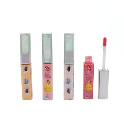 China Vegan Waterproof Custom Clear Pink Lip Gloss Seller Private Label Lip Gloss Dropper Gloss Set for sale