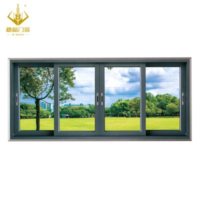 China Sliding Quality Latest Design Chinese Style Aluminum Frame For Sliding Windows With Price List for sale