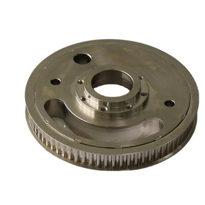 China Manipulator For You Metal Alloy Aluminum Parts Bearing OEM Synchronous Idler Pulley Flat Units For Transmission for sale