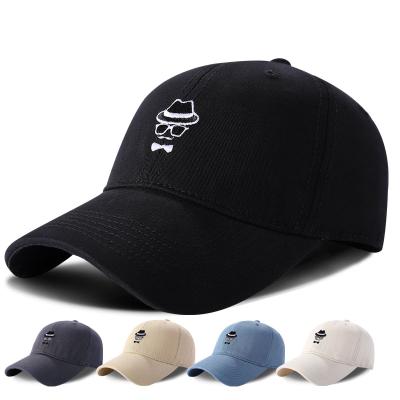 China 2021 COMMON Custom Logo Men's Twill Sports Stretch Logo Embroidery COMMON Baseball Cap Golf Single Adjustable Sun Visor Fishing Fitted Hat Cap for sale