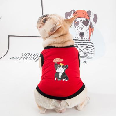 China 2021 Viable Factory Wholesale Hot Selling Dog Vest Clothes Viable Custom Quilty Summer Goods For Small Dogs for sale