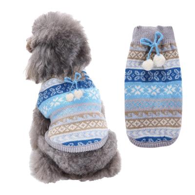 China Viable Sustainable Manufacturer Wholesale Cute Pet Softly Knitted Dog Apparel Pet Fashion Clothes For Small Dog for sale