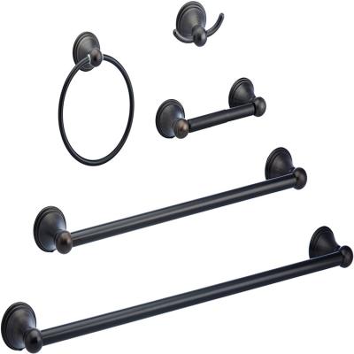 China Modern Fashion EVA Bathroom Towel Rack Hardware Accessories Four Pieces One Set Polished Chrome Plating for sale