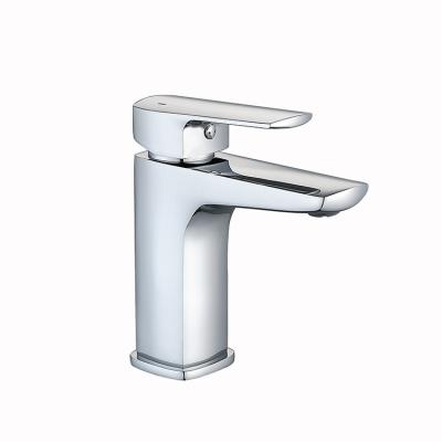 China Popular Modern Style Single Handle Stainless Steel Water Faucet Metered Brass Faucet Faucets For Kitchen Bathroom for sale