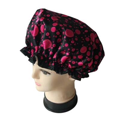 China Tablet apply to disposable silicone rubber woman shower cap for sale