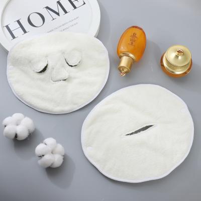 China QUICK DRY Beauty Salon Thickening Microfiber Makeup Remover Custom Face Towel for sale