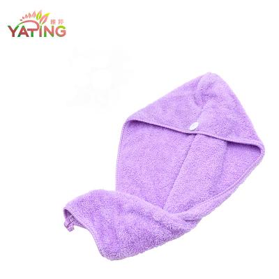 China QUICK DRY Hair Drying Towel Hair Wrap Aquis Microfiber Hair Turban for sale