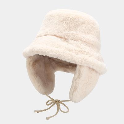 China 2021 Winter COMMON Eco-Friendly Bucket Hat Teddy Bear Bucket Hat For Women for sale