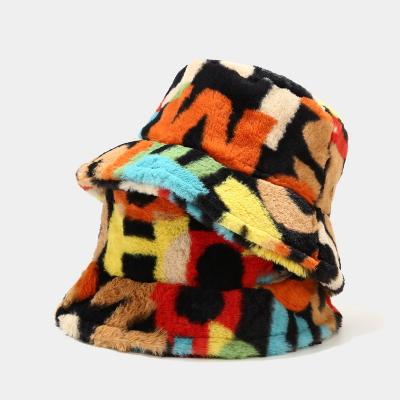 China New 2021 Fashion Ladies Bucket Hat Autumn Winter Bucket Hat Link Dye Fisherman For Women for sale