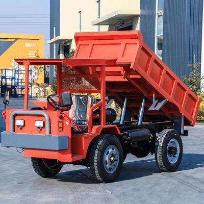 China Veelzijdigheid 5 Ton Rode Dump Truck 4X2 Ondergrondse Mijnbouw Truck UQ-5 Te koop