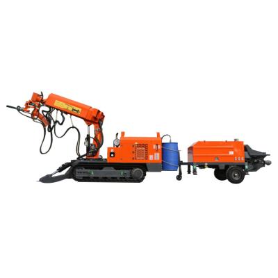 China Mobile Nozzle Carrier Underground Shotcrete Sprayer 11kw Small Volume for sale