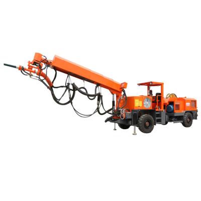 China Tunnel Mijnbouw Wet Mix Shotcrete Machine 4 × 4 Drive PLC-besturing Te koop