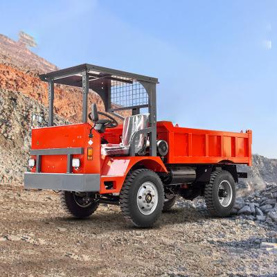 China 3.5 Tonnen unterirdische Bergbau-Dump Truck Vierräder Bergbau Schmale Achse zu verkaufen