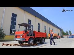 Dumping Underground Mining Truck 12 Ton 4 X 2 Drive Wheel High Safety