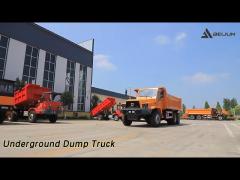 25 Tons Underground Dump Truck 6 x 4 Water Cooling Heavy Duty For Mining