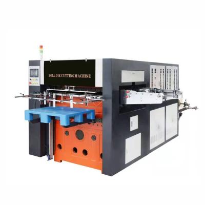 China Factory Automatic Small Roll To Roll PVC Rolls Machine Paper Cutting Label Paper for sale