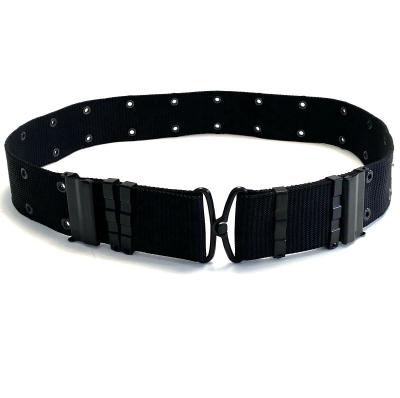 China China Wholesale 5.7cm PP Durable Tactical Nylon Webbing Belt Heavy Duty Tactical Belt In Black Color for sale