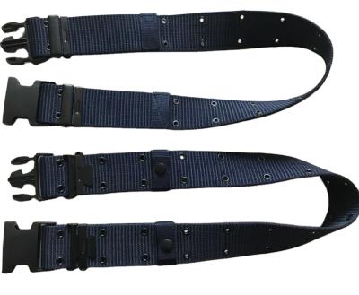 China Durable Military Air Force Nylon Web Belt Gun Belt Nylon Tactical Duty Marine Corps Air Force Blue Type for sale