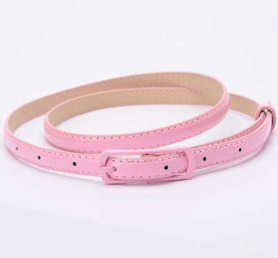 China Durable Hot Sale Lady Skinny Belt With Square Buckle Belt For Long Dress Factory Have In Stock for sale