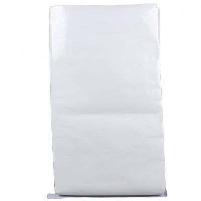 China Cement Factory Price Customized Size Flexo Printing Paper Kraft White Ziplock Bag for sale