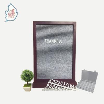 China China Purple 12x18 Framed Changeable Felt Letter Board With Wood Backing for sale