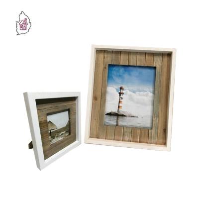 China Wooden Rustic Picture Frame Seaside A4 Picture Frame 8x10 11x14 5x7 4x6 Inches for sale