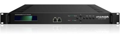 China INGRON2008FR IP to A/V Decoder MPEG-2 SD Decoder 4*UDP/IP Input 8*CVBS Output for sale