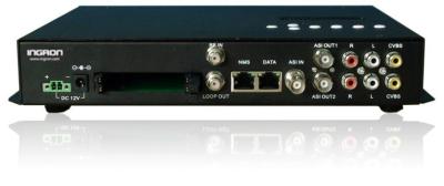 China INGRON1521IS DVB-S2 to CVBS SD Professional IRD 2*CVBS SD Video Output UDP/IP Streaming Output for sale