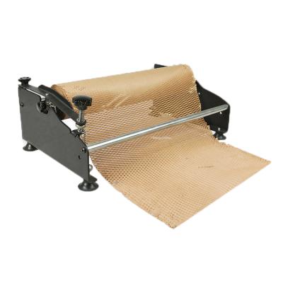 China Easy Installation and Simple Operation Durable Hysen RTS Kraft Paper Roll Wrap Dispenser Helps Honeycomb Paper Wrapper Honeycomb Paper Dispenser for sale