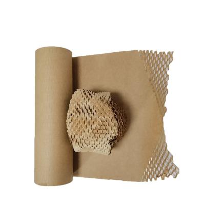 China High Quality Wooden Roll Recyclable Paper Wrapping Paper Packaging Parcel Gift Box Women Paper Honeycomb Color Ornaments 38cm*150m by Hysen for sale