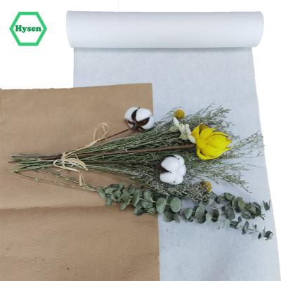 China Direct Selling 50cm*2m Wooden Flower Hysen Storage Wrapping Paper Biodegradable/Color Dresser For Florist Wrapping Paper Honeycomb for sale