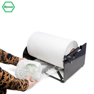 China Sale 38cm*2m Sale 38cm*2m White Color Shockproof Pad Bubble Honeycomb Paper Replacement Moving Packaging Roll Biodegradable/Convenient Hysen for sale