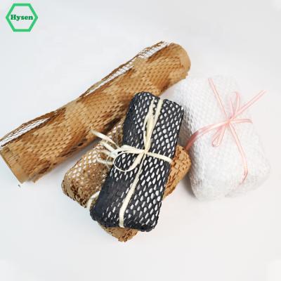 China Cost-effective Hysen Storage Eco Tissue Paper Biodegradable/Convenient Price Reduction 38cm*5m White Color For Gift Packing Honeycomb Wrapping Net Paper for sale