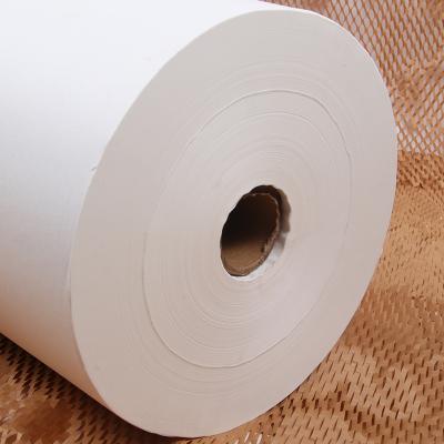 China Storage Hysen 30cm*135m Biodegradable/Convenient Biodegradable Packaging Copy Paper For Liner Containers White Lining Paper for sale