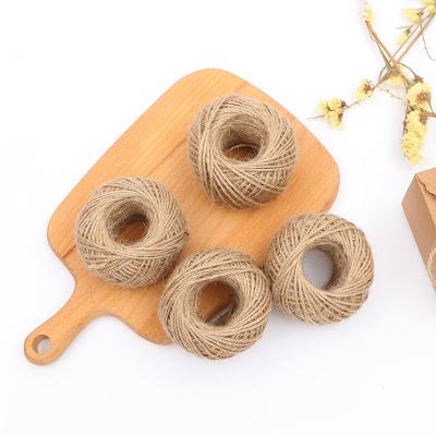 China Hysen Bulk Buy Recyclable Kraft Paper Gift Twine Paper Wrapping Rope For Craft Decor Natural Hemp Rope for sale