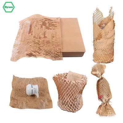 China Hysen Selection 30cm*30cm Wooden Color Gift Paper Roll Biodegradable Storage/Dresser New For Jewelry Wedding Birthday Party Art Craft Handmade Paper Honeycomb for sale