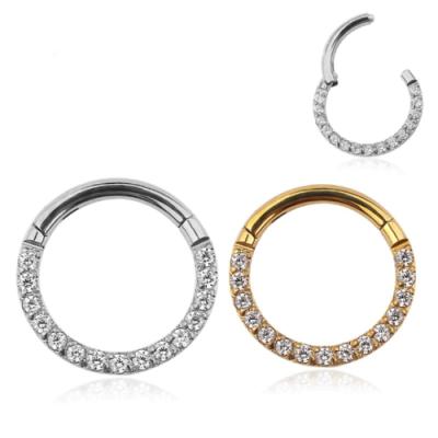 China Casual/Sporty Daith Septum Clicker Circle Piercing Ring for sale